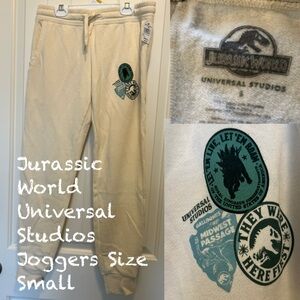 Jurassic World Universal Studios Florida Jogger Pant with Pockets Small NWT